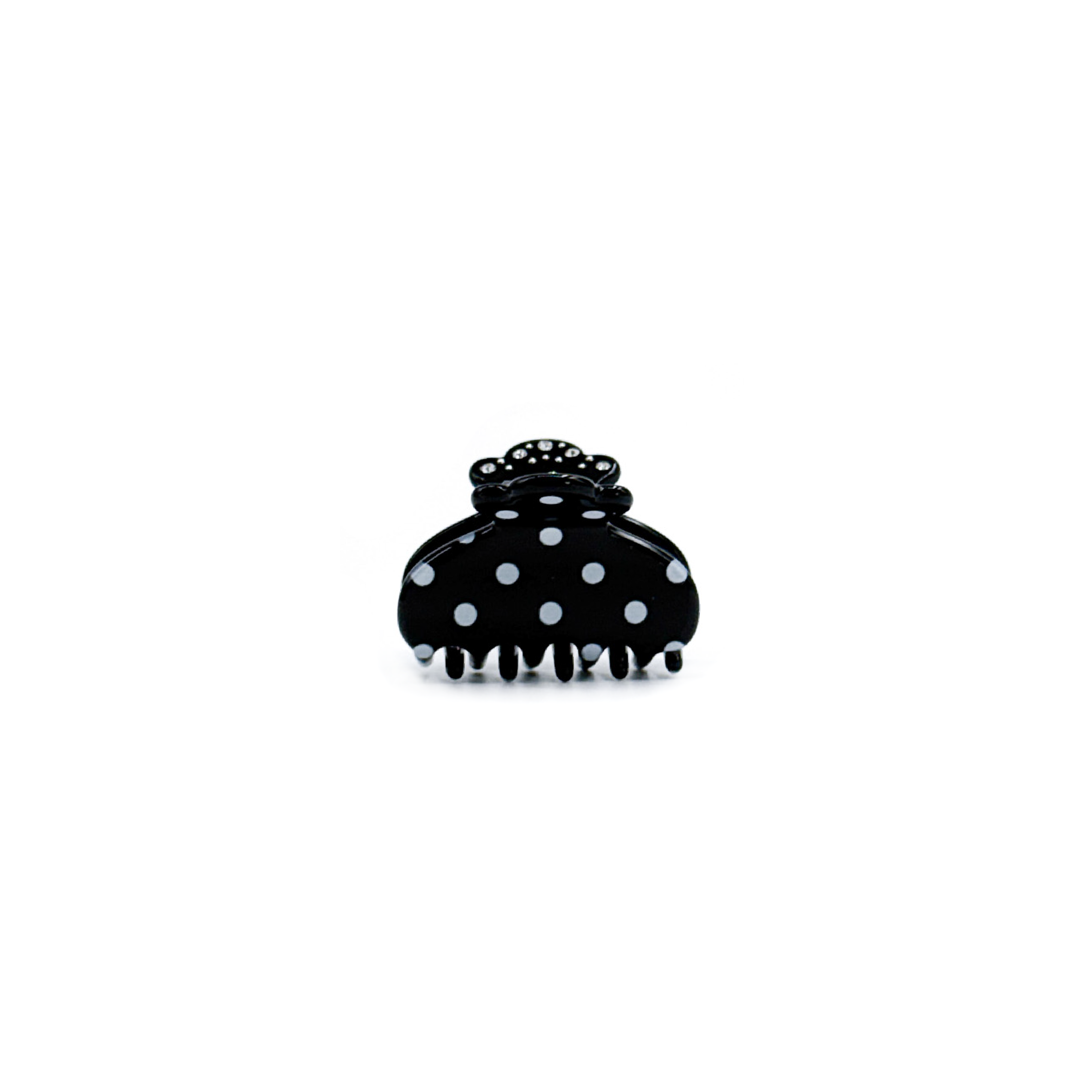 Mini Black Dotty Clip