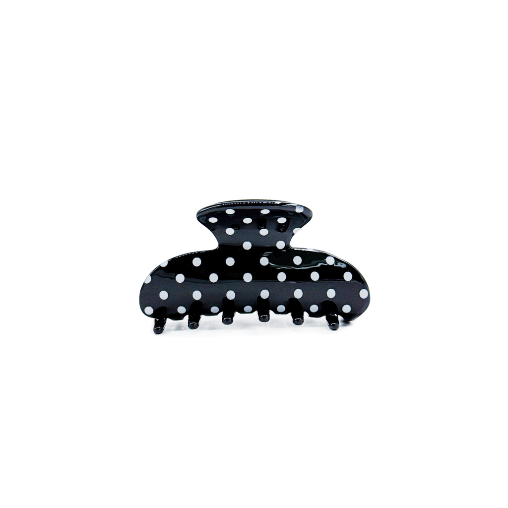 Black Dotty Clip