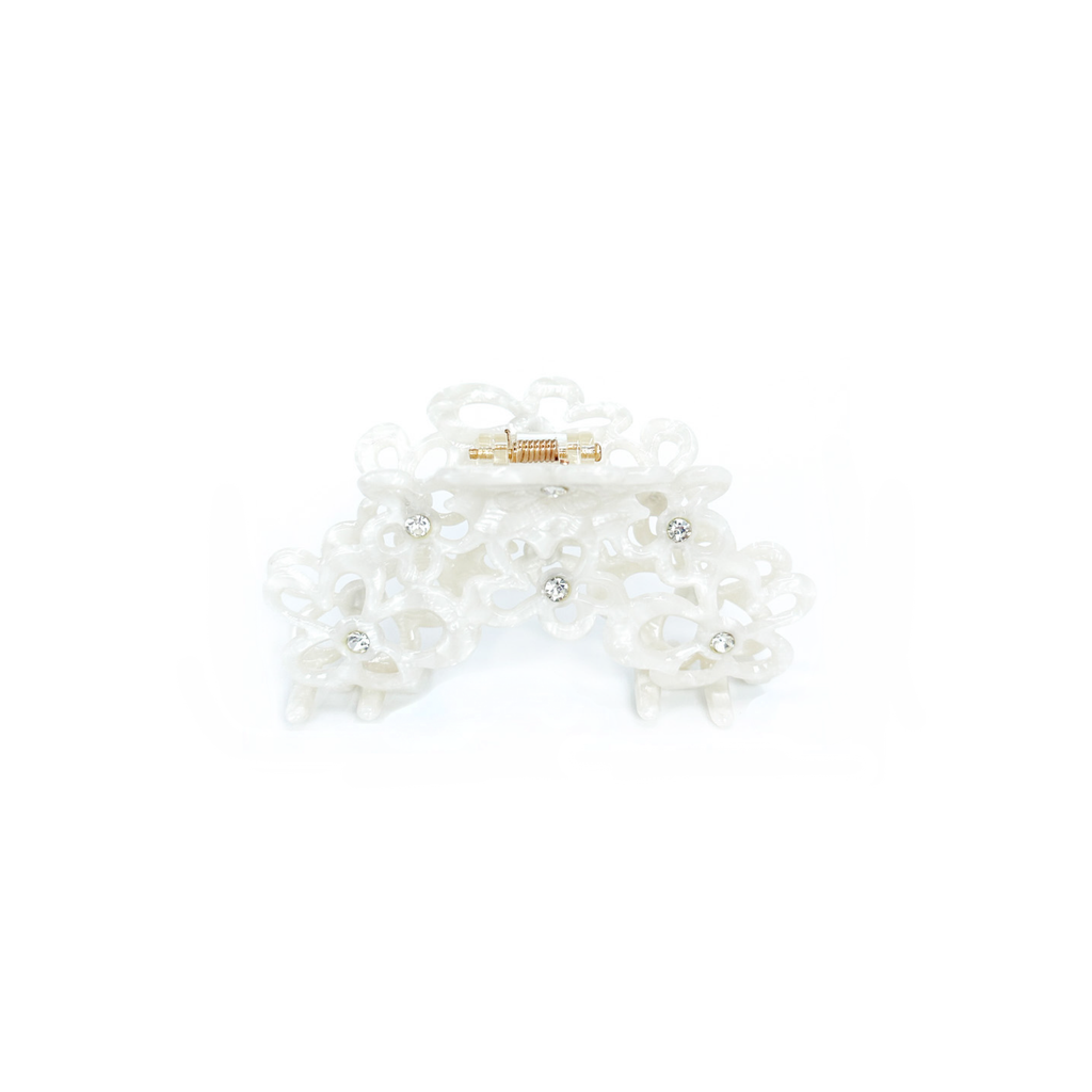 Nicci Hair Clip White
