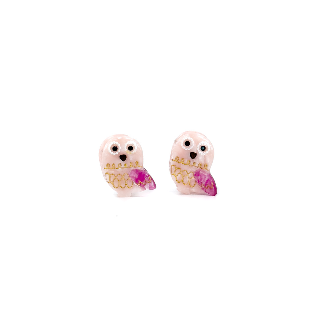Mimi Pink Owl Clip