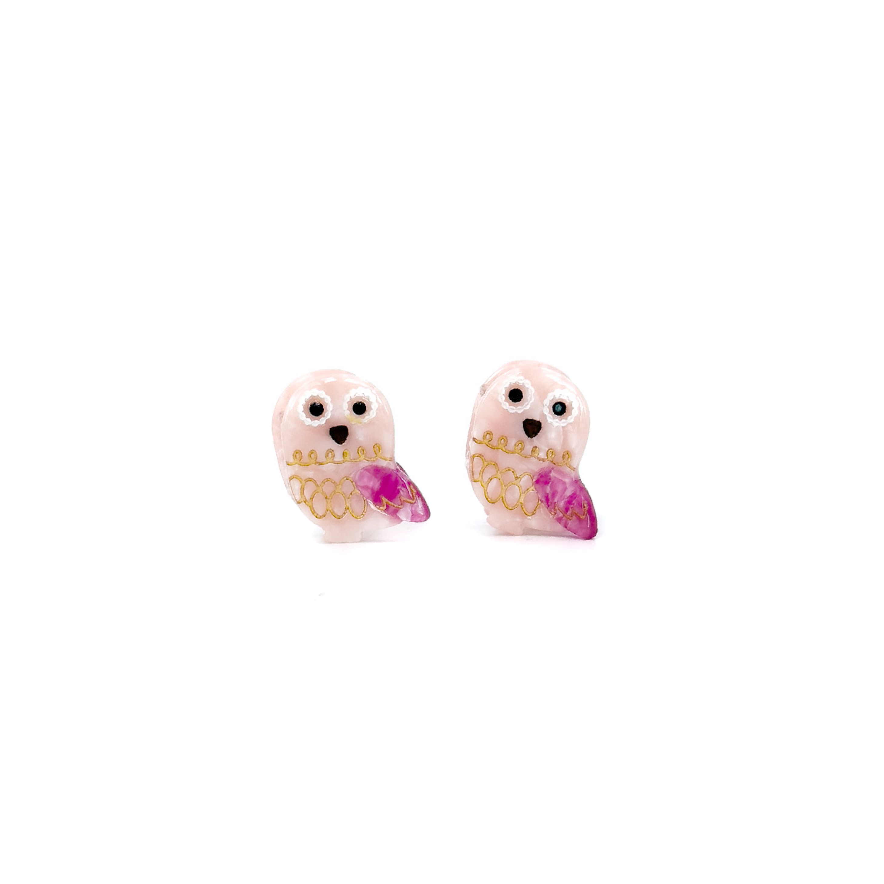 Mimi Pink Owl Clip