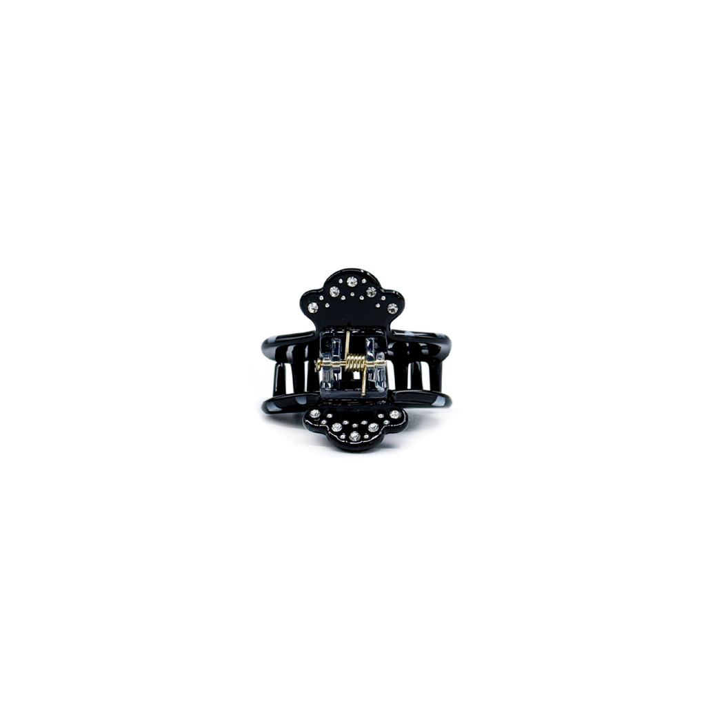 Mini Black Dotty Clip