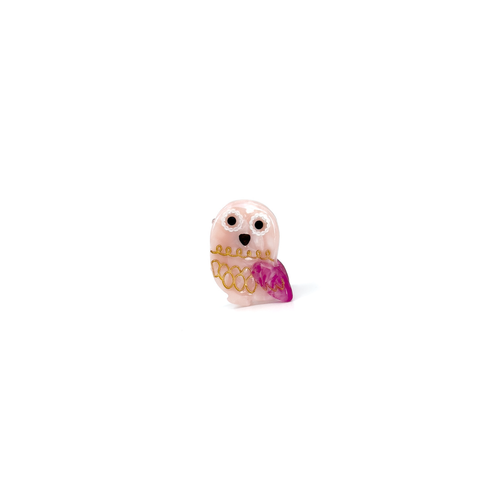 Mimi Pink Owl Clip