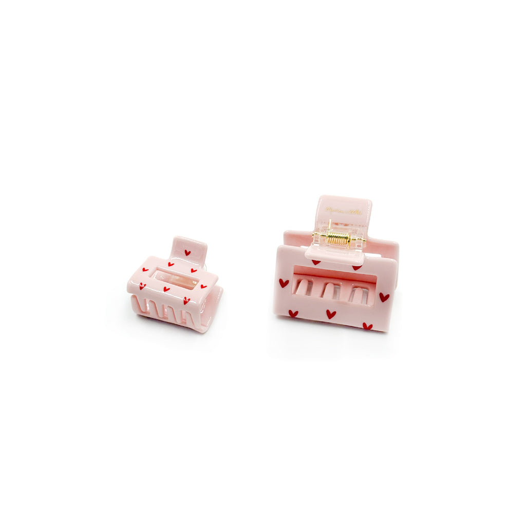 Small Livia Heart Clip